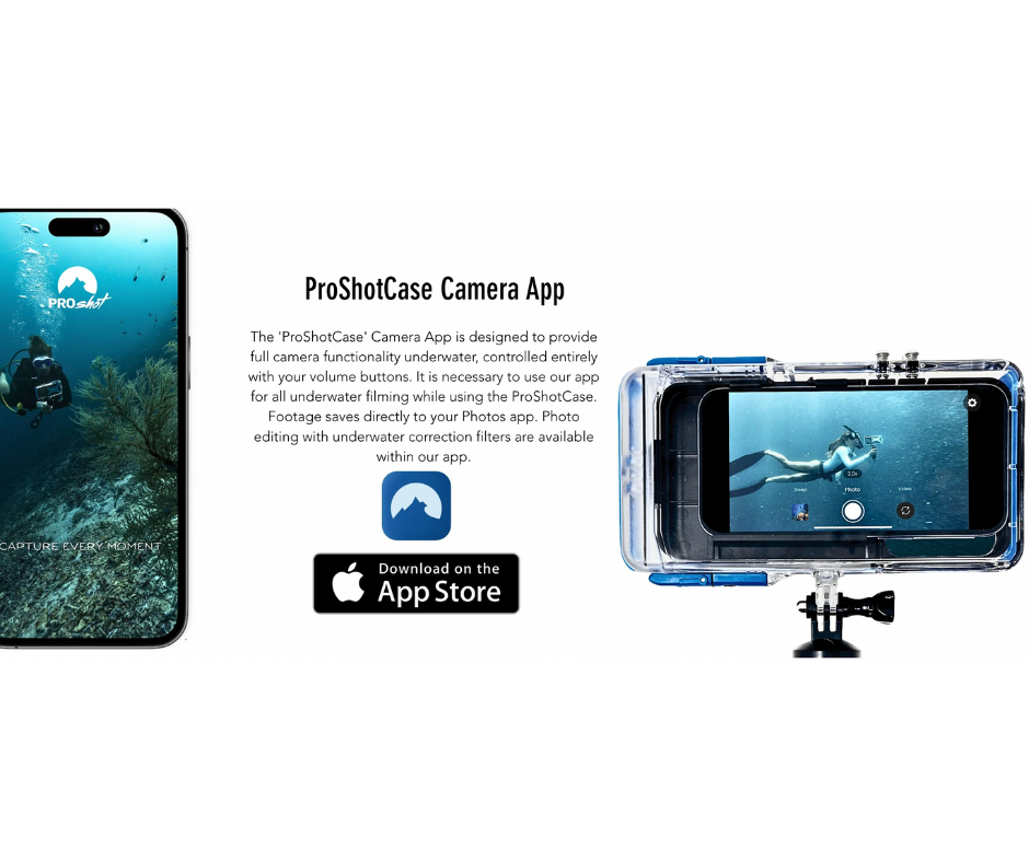 ProShot Dive Compatible with ALL iPhone Models with Floating Hand Grip