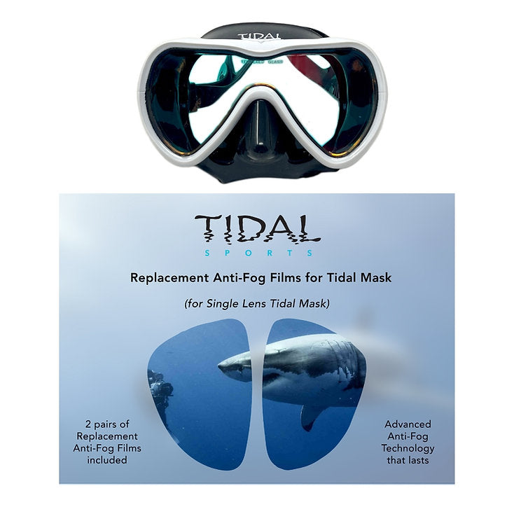 Tidal Mask Replacement Anti-Fog Films x2