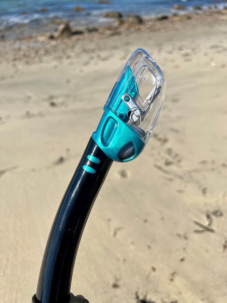 Tidal Sports Dry Snorkel, lightweight, easy breathing, for snorkeling