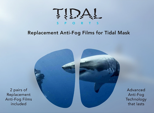 Tidal Mask Replacement Anti-Fog Films x2