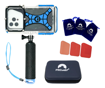 ProShot Dive Compatible with ALL iPhone Models with Floating Hand Grip