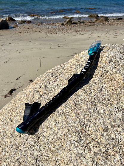 Tidal Sports Dry Snorkel, lightweight, easy breathing, for snorkeling