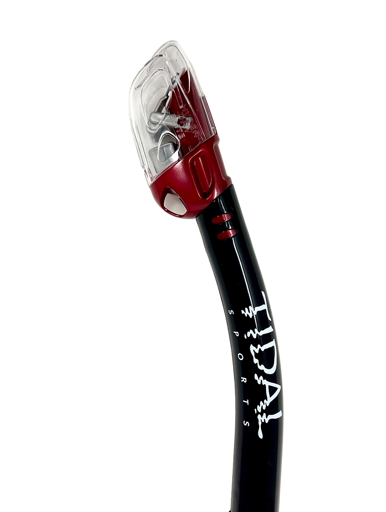 Tidal Sports Dry Snorkel, lightweight, easy breathing, for snorkeling