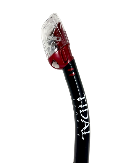 Tidal Sports Dry Snorkel, lightweight, easy breathing, for snorkeling