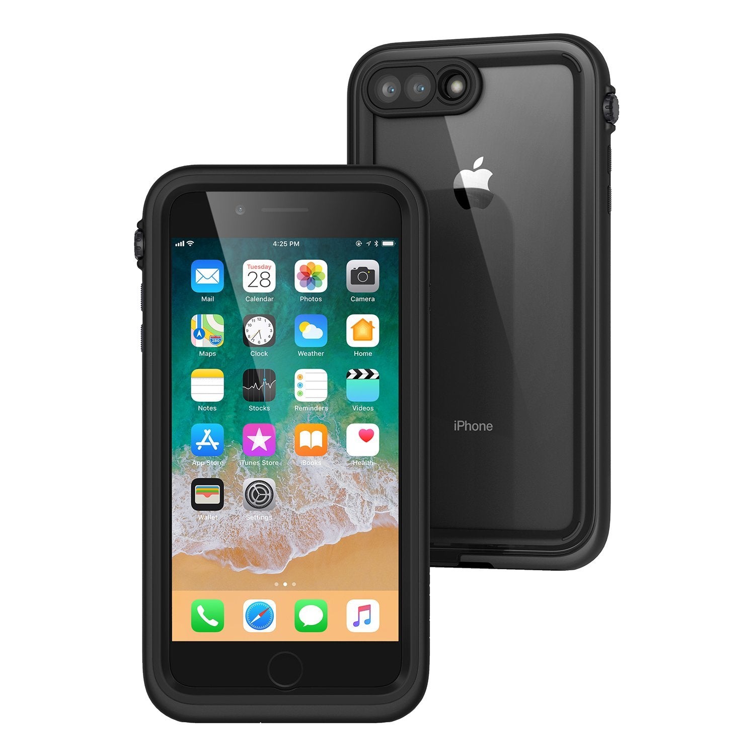 Catalyst Waterproof Case for iPhone 8 PLUS & 7 PLUS - Stealth Black